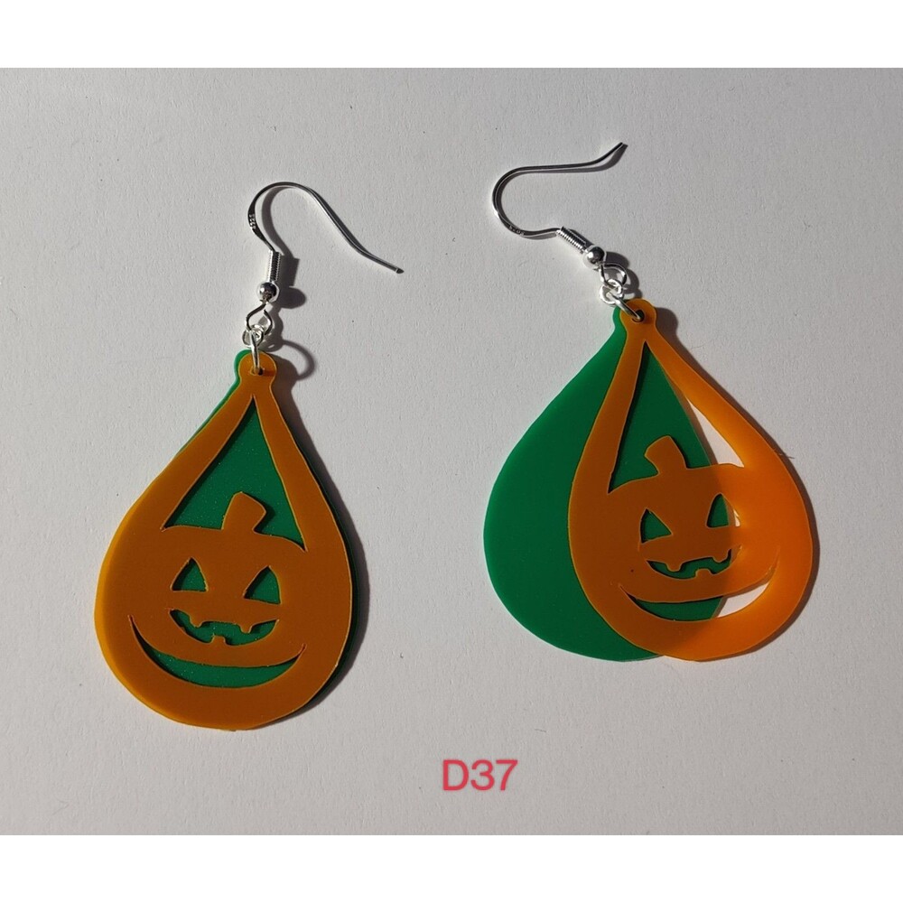 Pumpkin Fall Halloween Earrings